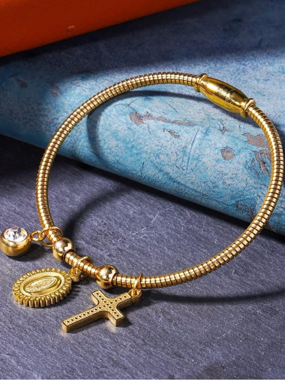 Gold Charm Bracelet
